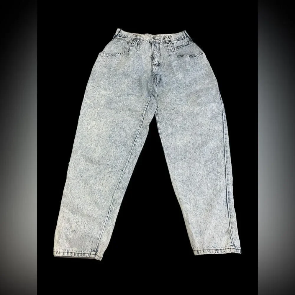 Vintage size‎ 12/30 Brittania Acid Washed Denim